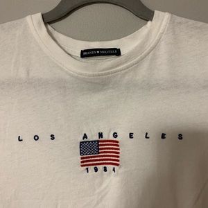 John Galt Brandy Melville USA cropped T-Shirt